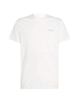 Camiseta TOMMY Slim Linear Hombre Blanco