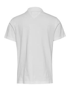 Camiseta Tommy Reg Badge Mujer Blanco