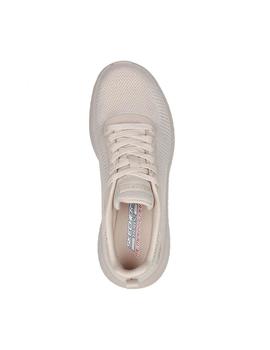 Zapatillas Skechers Bobs Squad Chaos Mujer Nude