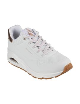 Zapatillas Skechers Shimmer Away Mujer Blanco