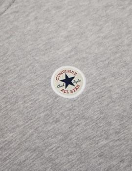 Sudadera Converse Chuck Crew Mujer Gris