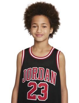 Camiseta Jordan 23 Junior  Negra