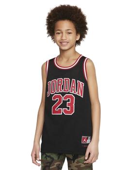 Camiseta Jordan 23 Junior  Negra