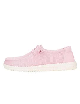 Zapatillas Hey Dude Wendy Stretch Sox Mujer Rosette
