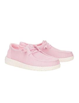 Zapatillas Hey Dude Wendy Stretch Sox Mujer Rosette
