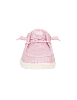 Zapatillas Hey Dude Wendy Stretch Sox Mujer Rosette