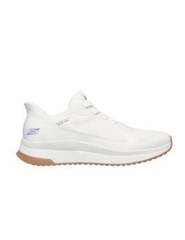 Zapatillas Skechers Bobs Squad 4 Hombre Blanco