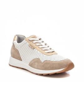 Zapatillas Carmela Piel  Mujer Beige