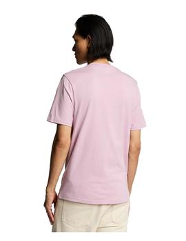 Camiseta Lyle & Scott Plain Hombre Rosa