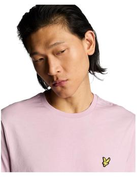 Camiseta Lyle & Scott Plain Hombre Rosa