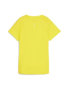 Camiseta Run Velocity  Mujer Amarilla