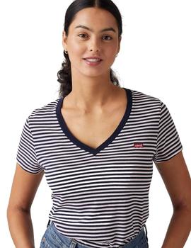 Camiseta Levis Perfect Vneck Mujer Multicolor