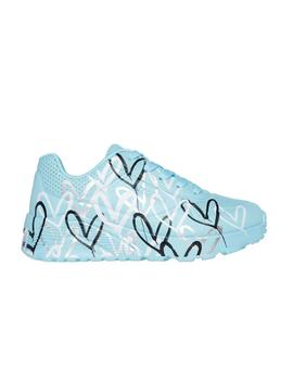 Zapatillas Skechers Uno Lite Metallic Love  Junior