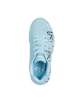 Zapatillas Skechers Uno Lite Metallic Love  Junior