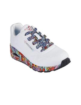 Zapatillas Skechers Uno - Ravaged Love Mujer Multicolor