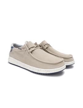Zapatillas Pitas Nias Hombre Beige