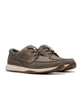 Zapatillas Clarks Sailview Lace Hombre Gris