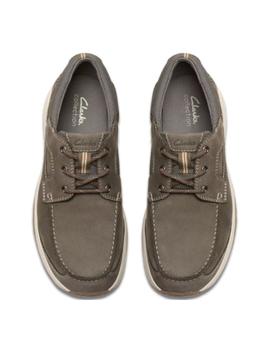 Zapatillas Clarks Sailview Lace Hombre Gris