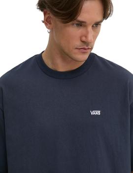 Camiseta Vans Left Chest Hombre Azul