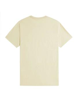 Camiseta Fred Perry Crew Neck Hombre Beige