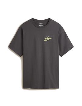 Camiseta Vans Brush Script Hombre Gris