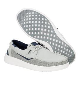 Zapatillas Hey Dude Welsh Grip Classic Mesh Hombre Gris