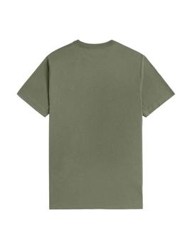 Camiseta Fred Perry Crew Hombre Verde
