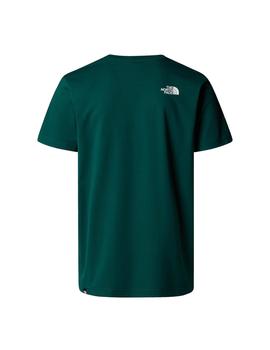 Camiseta North Face Simple Dome Hombre Verde