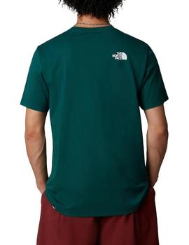 Camiseta North Face Simple Dome Hombre Verde