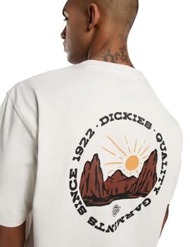 Camiseta Dickies Outdoor Egret Hombre Blanco
