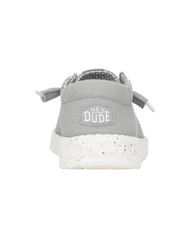 Zapatillas Hey Dude Wendy Stretch Box Mujer Gris