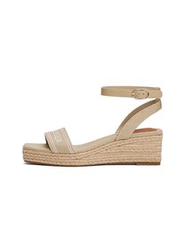 Zapatillas Tommy Espad Mid Wedge Mujer Marrón