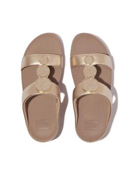 Sandalias Fitflop Halo Bead Circle Mujer Beige