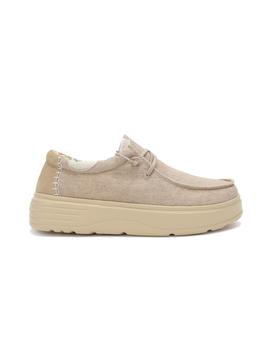 Zapatillas Pitas Wallabi Daisy Mujer Beige