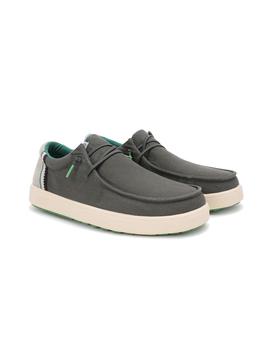 Zapatillas Pitas Wallabi Cana Hombre Gris Oscuro