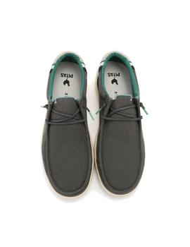 Zapatillas Pitas Wallabi Cana Hombre Gris Oscuro