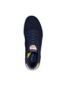 Zapatillas Skechers Corliss Dorset  Hombre Azul