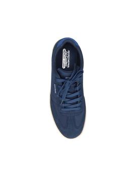 Zapatillas Skechers Placer Vinson Hombre Azul