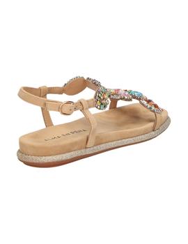 Sandalias Alma en Pena Suede Sand Mujer Multicolor