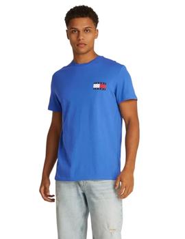 Camiseta Tommy Slim Essential Hombre Azul