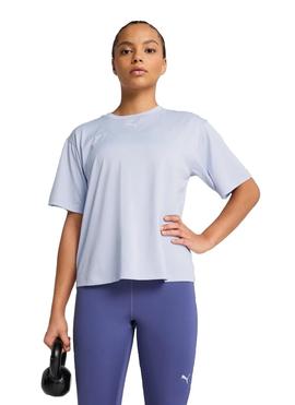 Camiseta Puma Tad Essential Mujer Lila