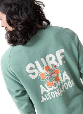 Sudadera Altonadock Hombre Verde
