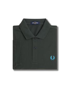 Polo Fred Perry Twin Tipped Hombre Verde