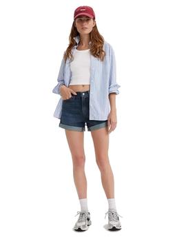 Pantalón Levis High Waisted Mom Mujer Azul