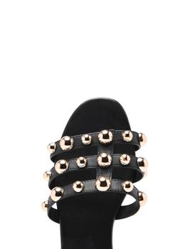 Sandalias Gioseppo Tachas Piel Dekorra Mujer Negro