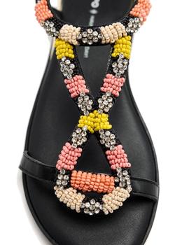 Sandalias Gioseppo Piel Abalorios Tilton Mujer Multicolor