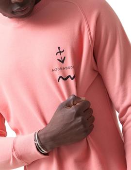 Sudadera Altonadock Terracota Hombre Coral