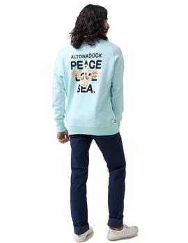 Sudadera Altonadock Hombre Azul Claro