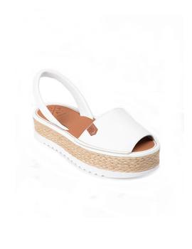 Sandalias Popa Saona Piel Blanco Piel