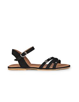 Sandalias Popa Ancon Tachas Mujer Negro